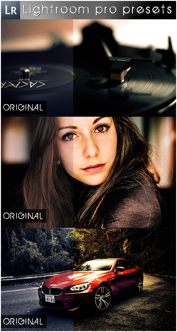 42 Random Pro Presets - Portrait Lightroom Presets