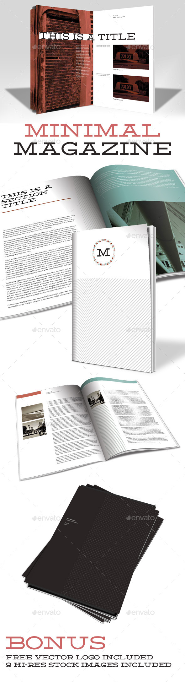 Minimal Magazine - Magazines Print Templates