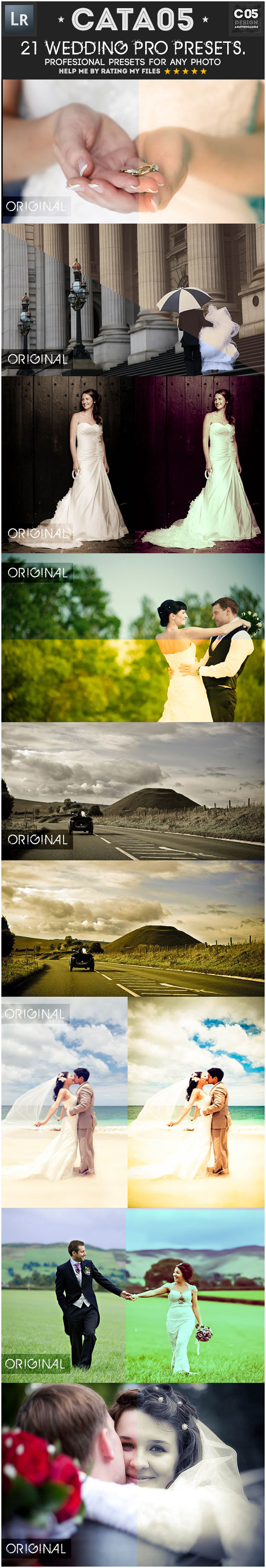 21 Wedding Pro Presets - Wedding Lightroom Presets