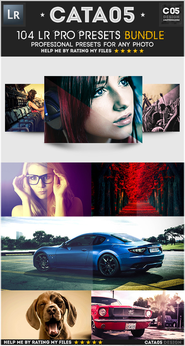 104 Lightroom Pro Presets Bundle - Portrait Lightroom Presets
