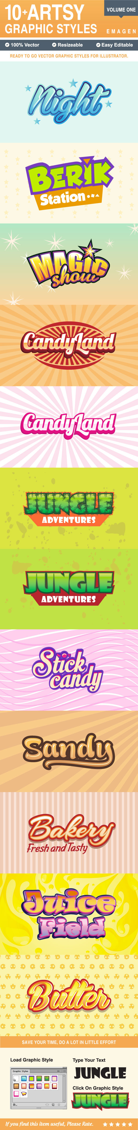 10+ Artsy Graphic Styles - Styles Illustrator