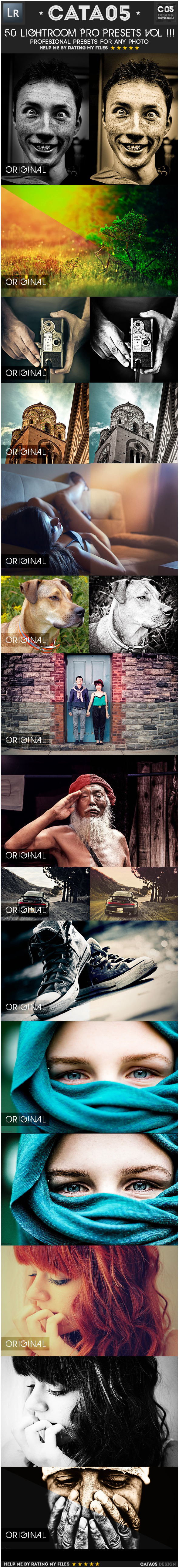 50 Premium Pro Presets Vol 3 - Vintage Lightroom Presets