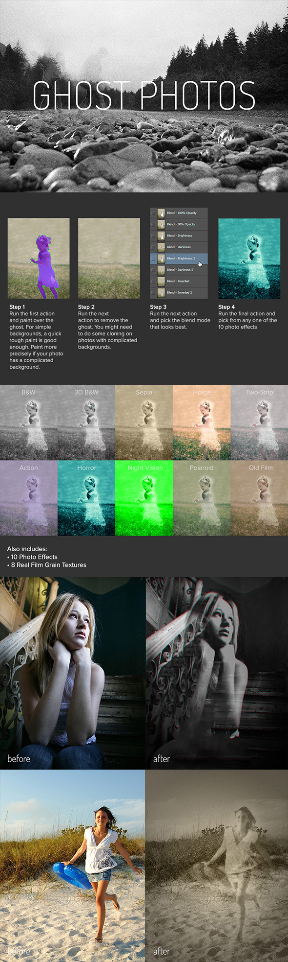 Ghost Photos - Photo Effects Actions