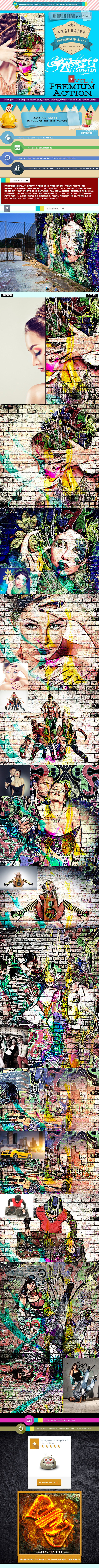 Creative Graffiti Street Art Vol. 2 - Photo Effects Actions