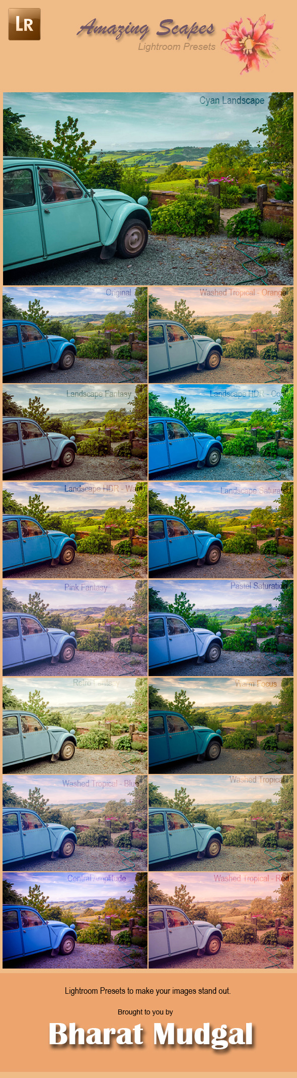Scapes - 14 Lightroom Presets - Landscape Lightroom Presets