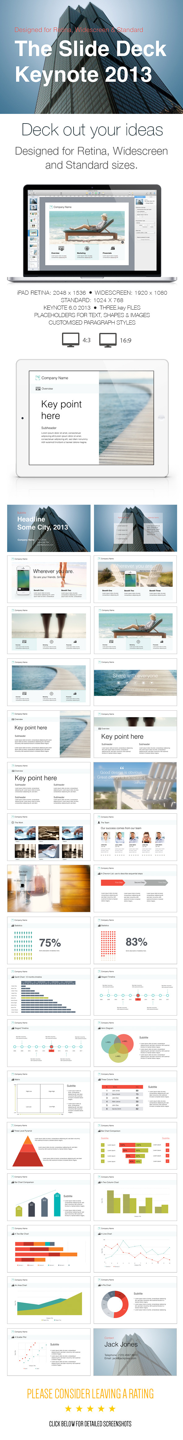 The Slide Deck- A Keynote Template - Keynote Templates Presentation Templates