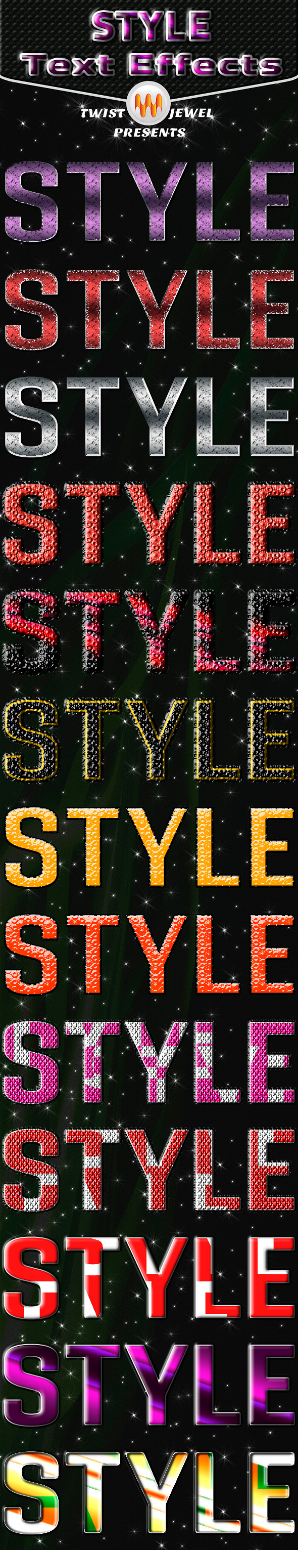 Style Text Effects - Text Effects Styles