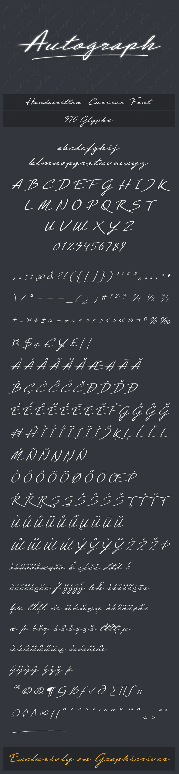 Autograph - Hand-writing Script