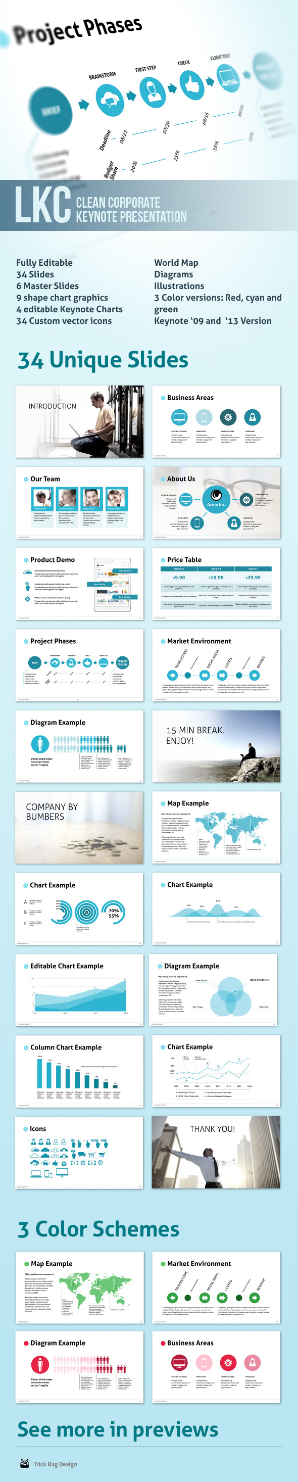 LKC - Clean Corporate Keynote Presentation - Business Keynote Templates