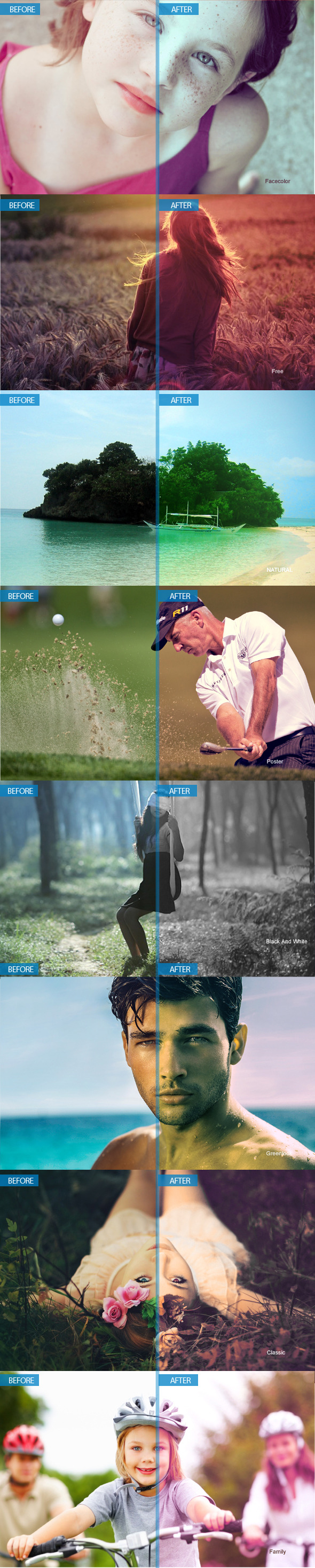 Photoshop Actions - Photo Effects Actions