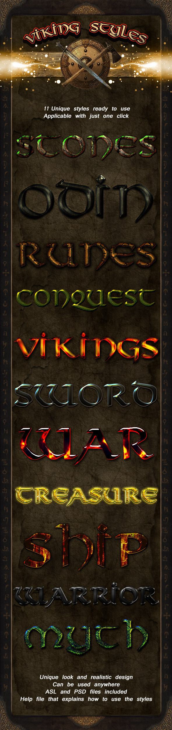 Viking Styles - Text Effects Styles