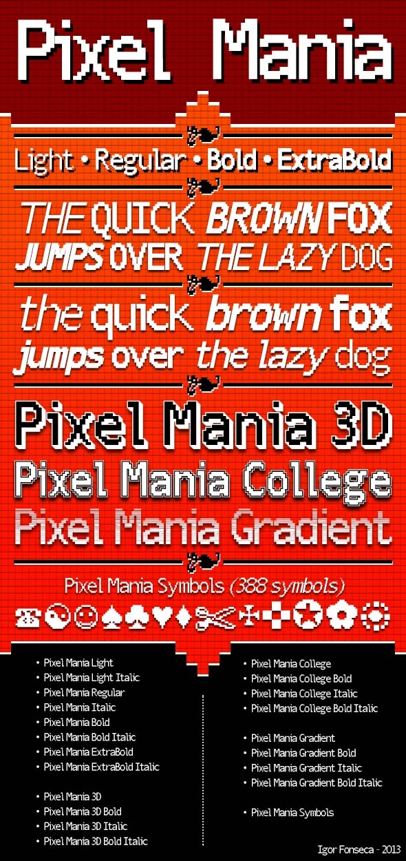 Pixel Mania - Bitmap & Pixel Decorative