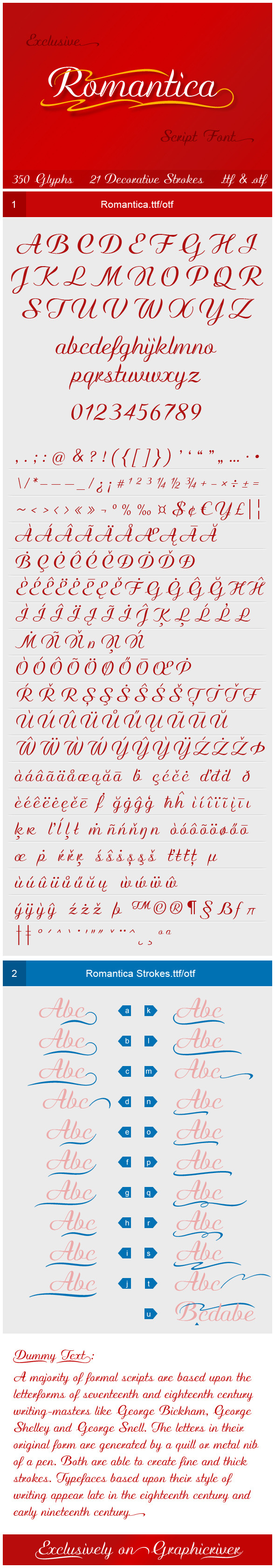 Romantica - Calligraphy Script