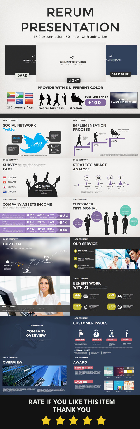 Rerum Presentation - Business PowerPoint Templates