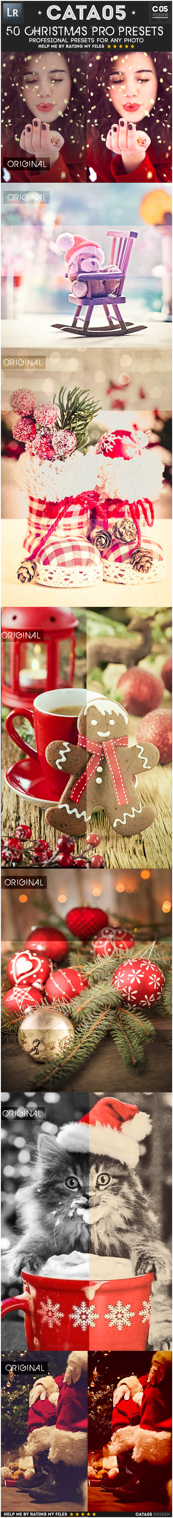50 Christmas Pro Presets - Lightroom Presets Add-ons