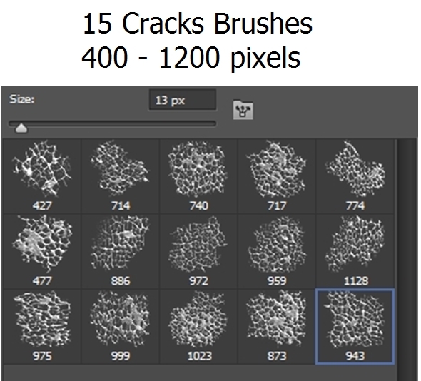 15 Earth Cracks Brushes - Miscellaneous Brushes