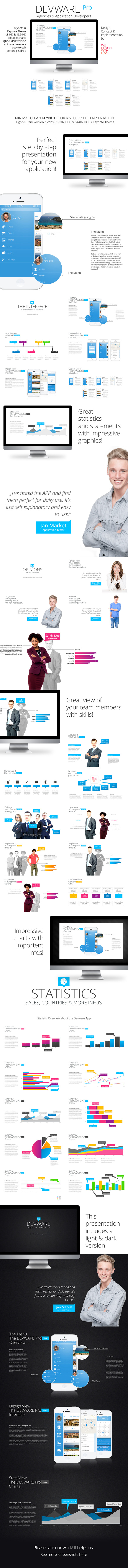 Devware Pro light & dark | Keynote | 160 Slides - Creative Keynote Templates