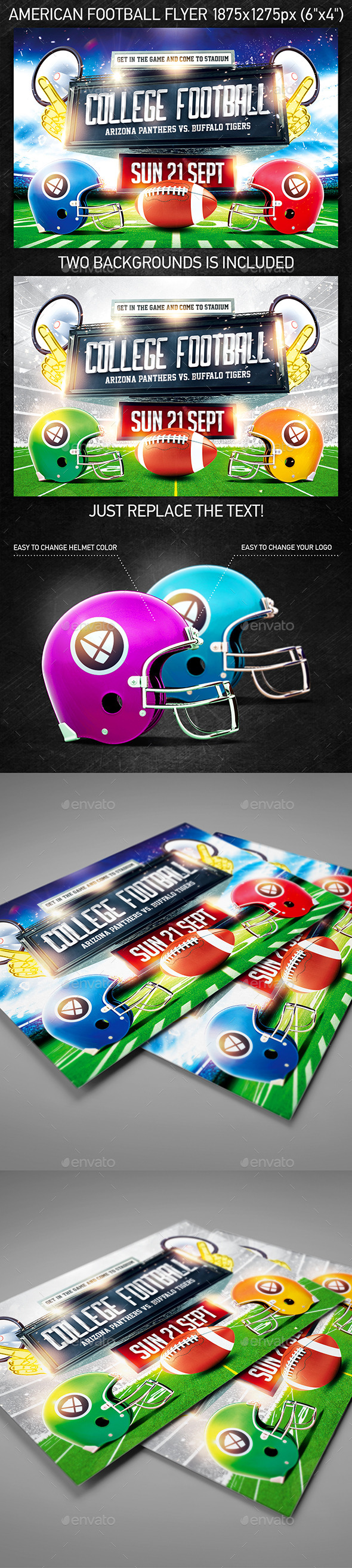 American Football Game Flyer vol.3 - Holidays Events