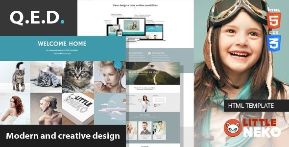 QED | Responsive Bootstrap 3 HTML Template