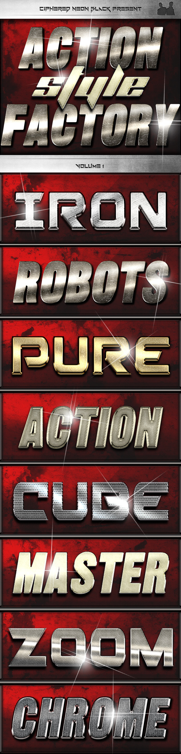 Action Style Factory - Volume 01 - Text Effects Styles