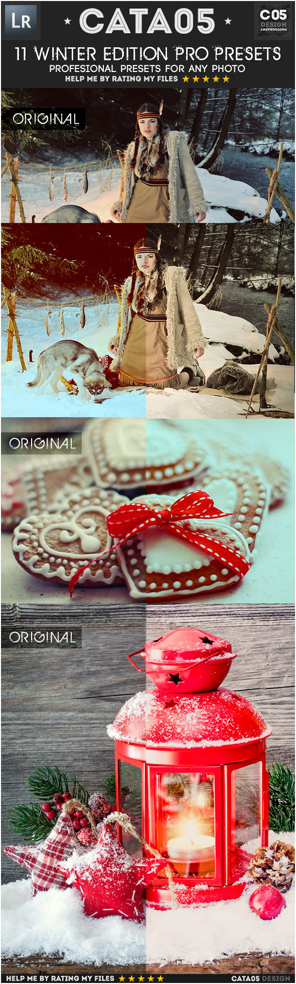 11 Winter Edition Pro Presets - Portrait Lightroom Presets