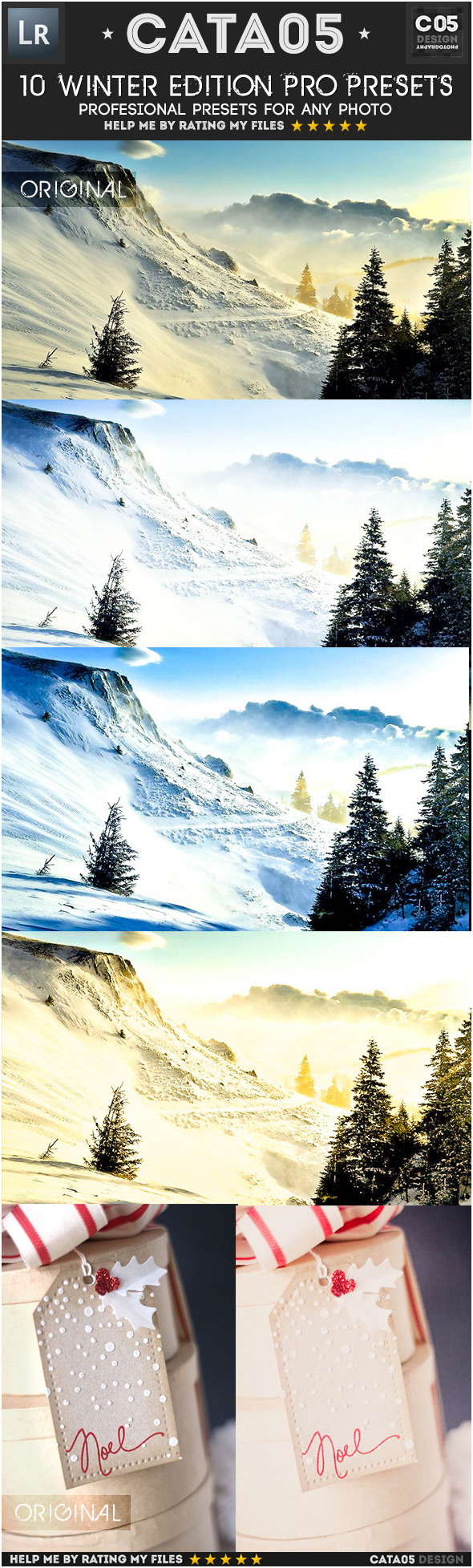 10 Winter Edition Pro Presets - Landscape Lightroom Presets