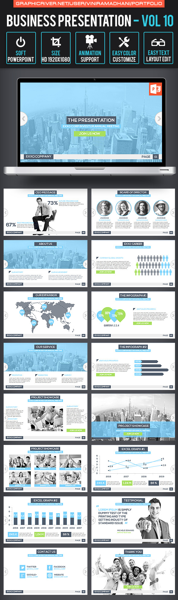 Business Presentation | Volume 10 - Business PowerPoint Templates