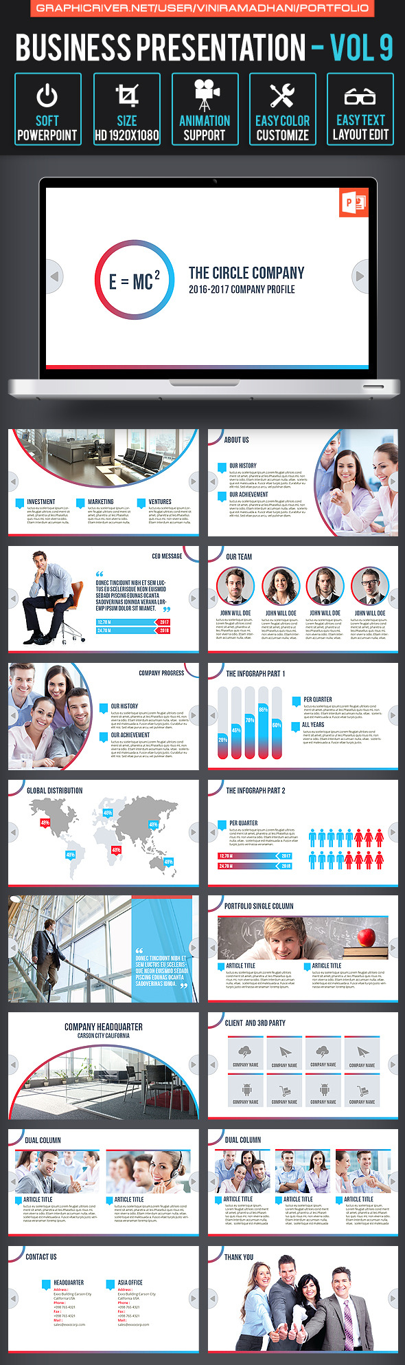 Business Presentation | Volume 9 - Business PowerPoint Templates