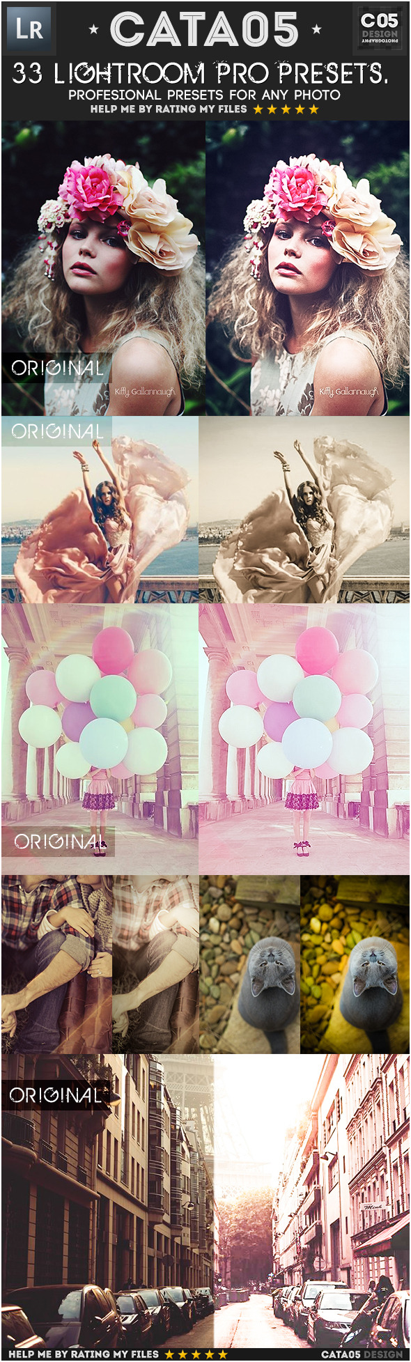 33 Professional Pro Presets - Portrait Lightroom Presets