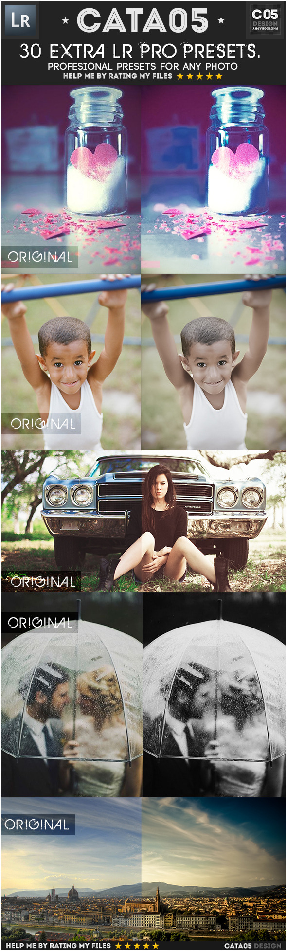 30 Extra Pro Presets - Portrait Lightroom Presets