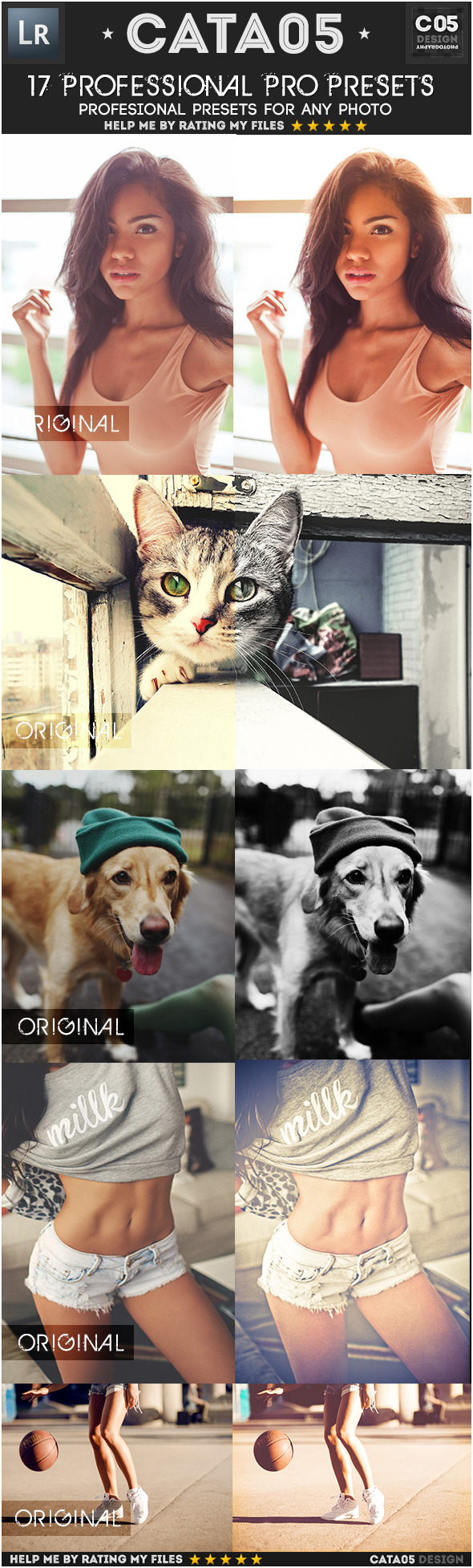 18 Professional Pro Presets - Portrait Lightroom Presets