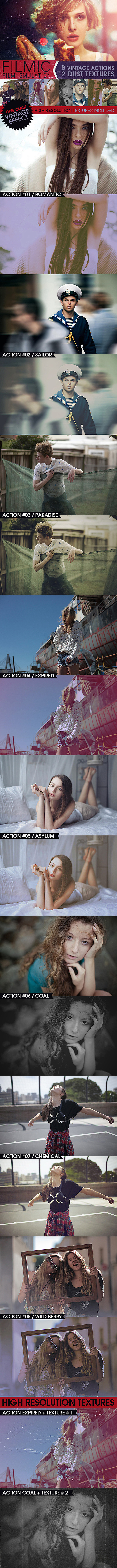 HQ Film Emulation Actions III - Photo Effects Actions