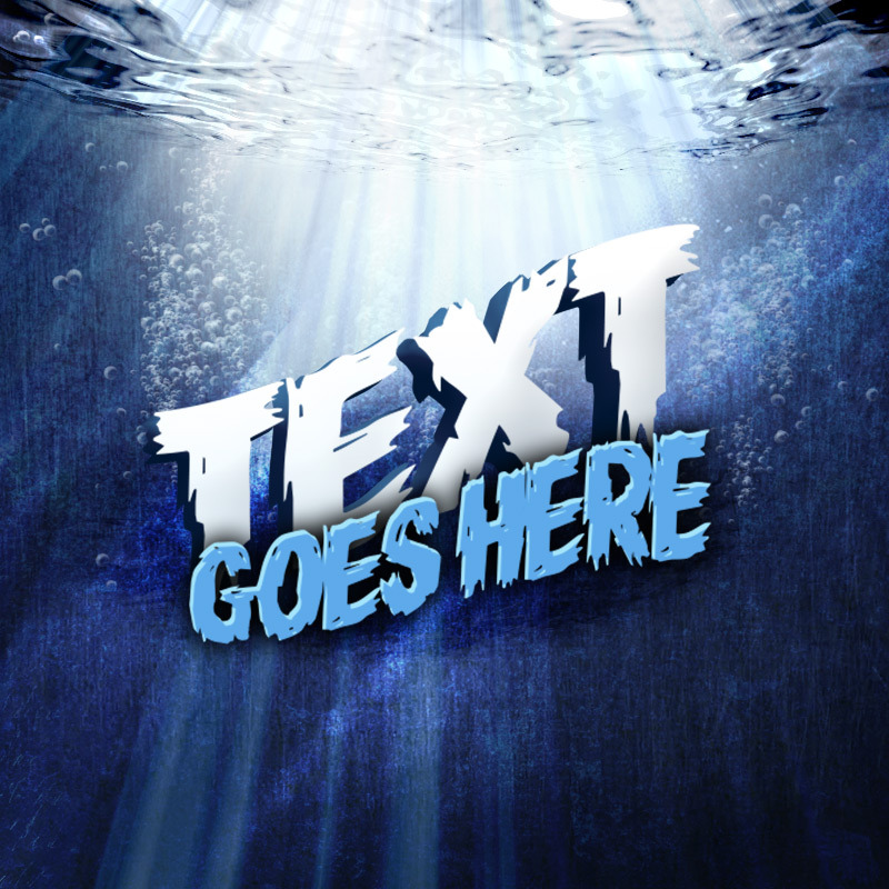 Download 3D Underwater Text Mockup by DesignUK | GraphicRiver