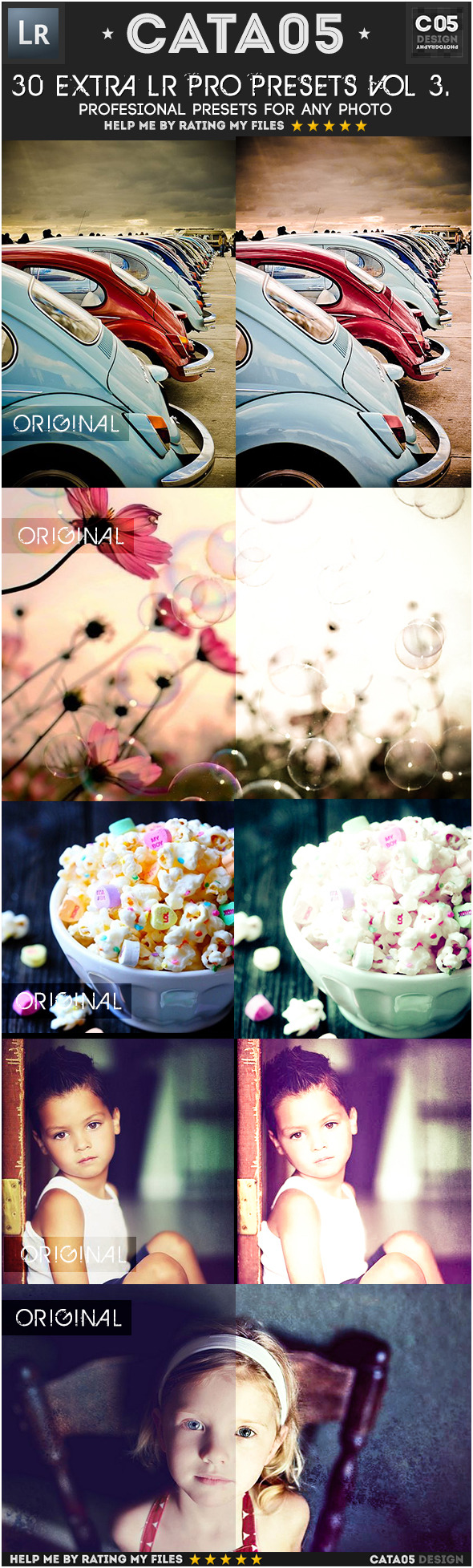 30 Extra Pro Presets Vol 3 - Vintage Lightroom Presets