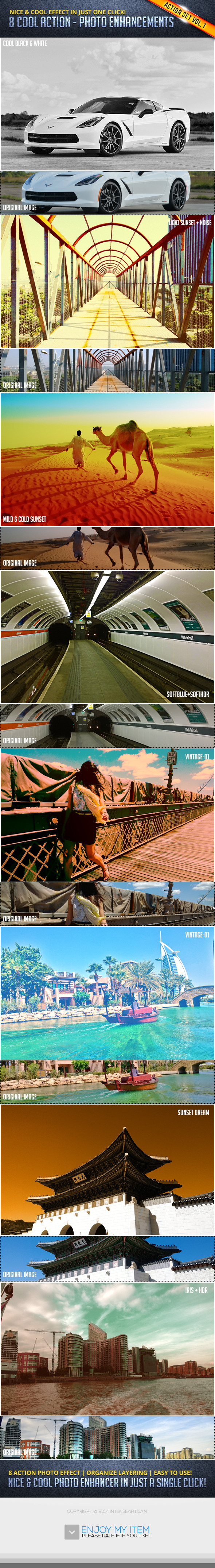 Cool Effect Action Set Vol.1 - Photo Effects Actions