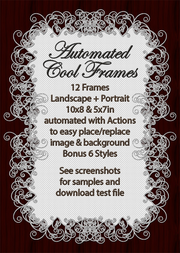 Automated Cool Frames - Actions Photoshop