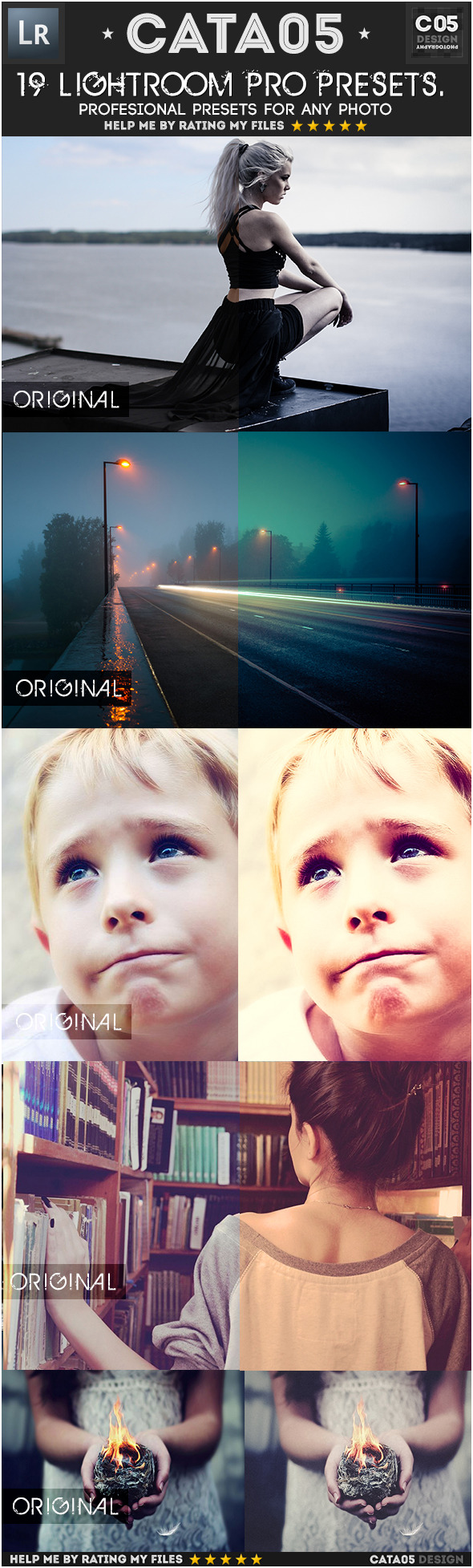 19 Premium Pro Presets - Portrait Lightroom Presets