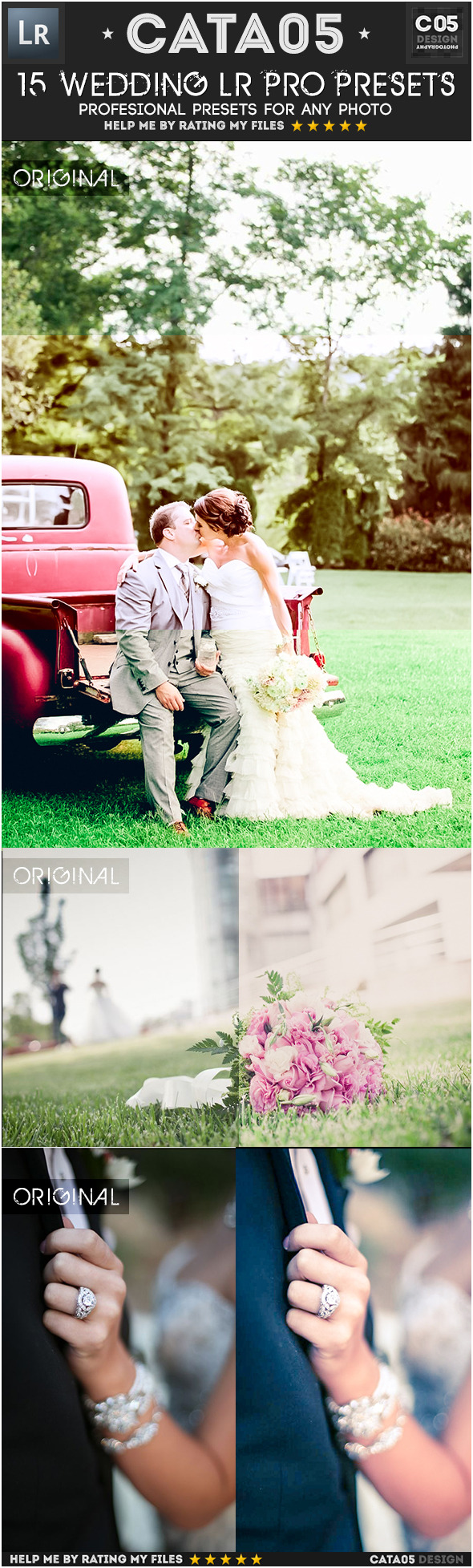 15 Wedding Pro Presets - Wedding Lightroom Presets