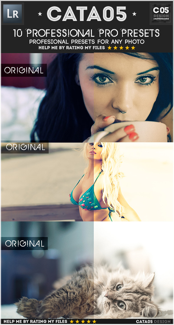 10 Professional Pro Presets - Portrait Lightroom Presets