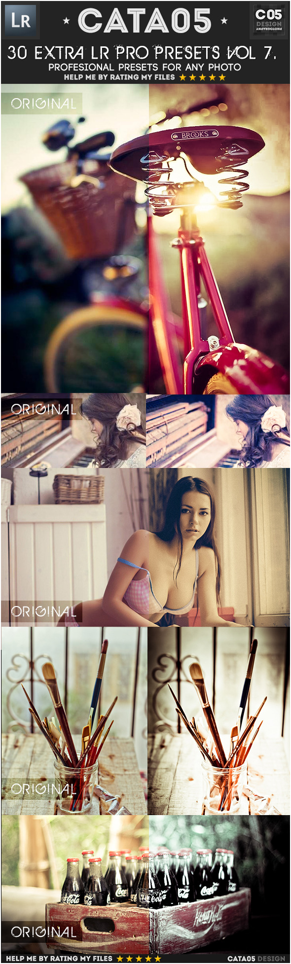 30 Extra Pro Presets Vol 7 - Vintage Lightroom Presets