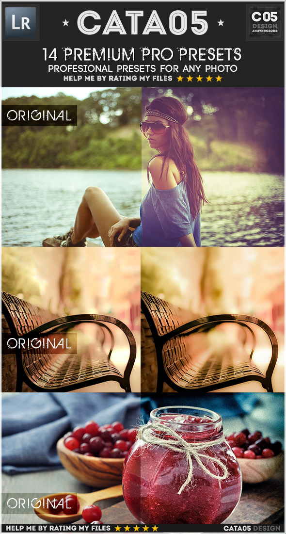 14 Premium Pro Presets - Vintage Lightroom Presets