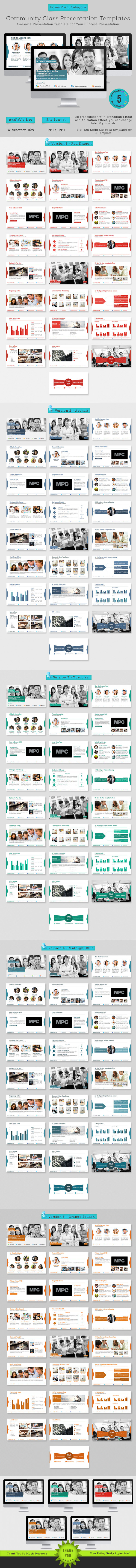 Community Class Meetup Presentation Templates - Creative PowerPoint Templates