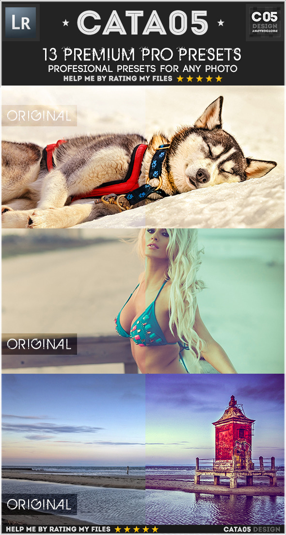 13 Premium Pro Presets - Portrait Lightroom Presets