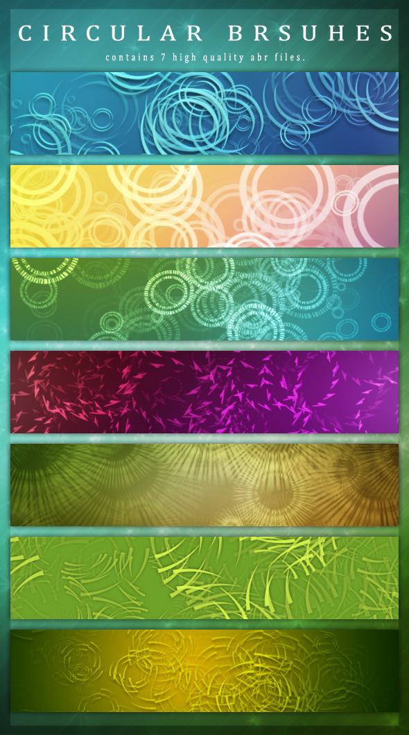 Circular Brushes - Brushes Photoshop