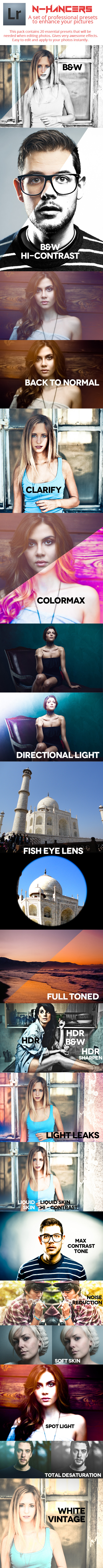 N-Hancers Lightroom Presets - Portrait Lightroom Presets