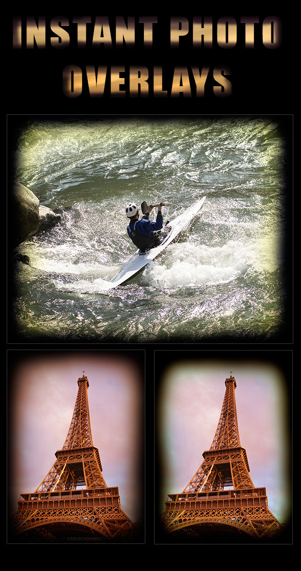 Instant Photo Overlays - Photo Effects Actions