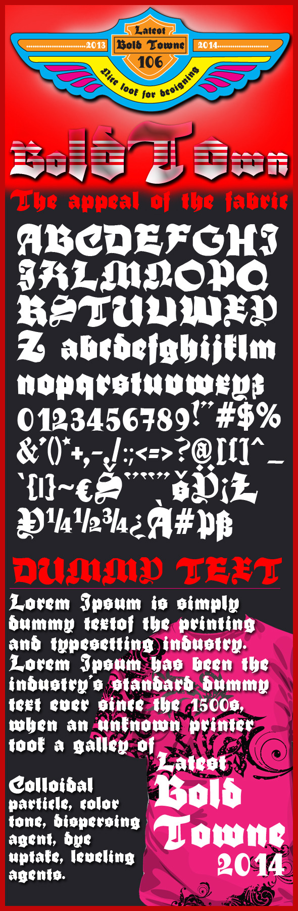 Bold Towne font - Serif Fonts
