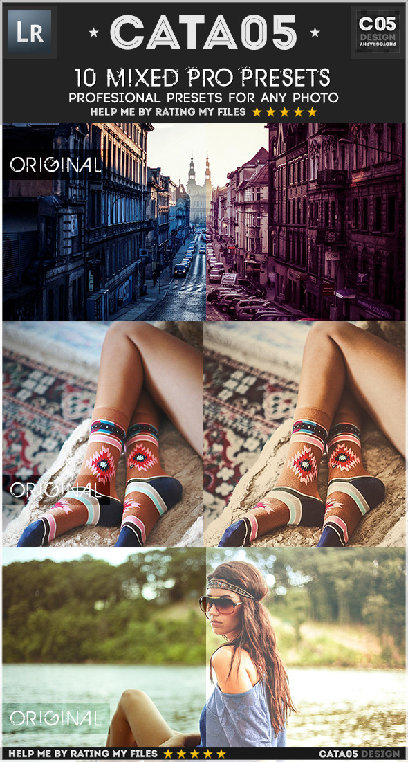 10 Mixed Pro Presets - Vintage Lightroom Presets