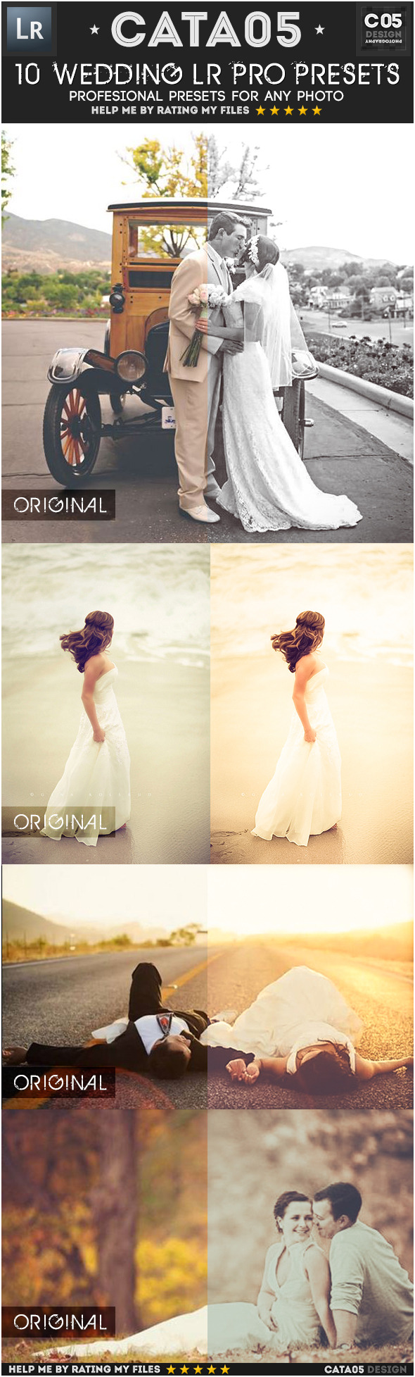 10 Wedding Pro Presets - Wedding Lightroom Presets