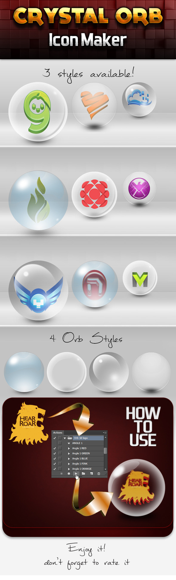 Crystal Orb 3d Icon Maker